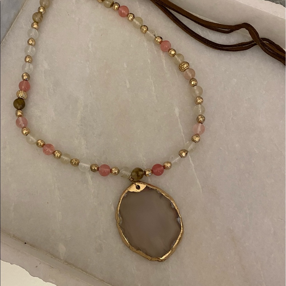 Stone necklace